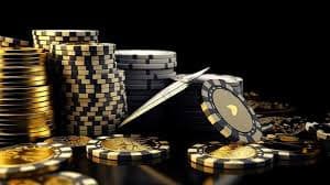 Tampilan permainan slot dan tabel kasino langsung di oke 168